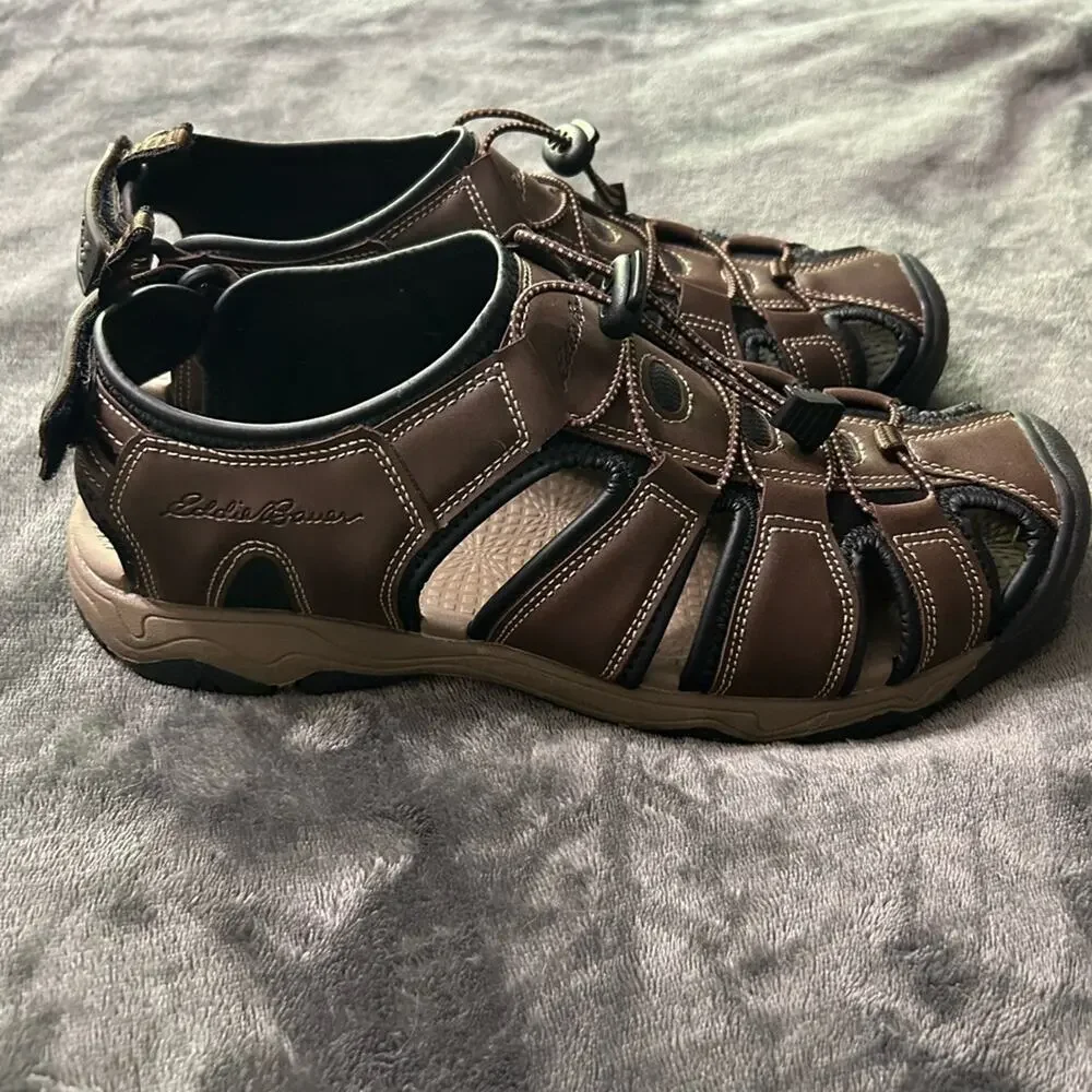 Eddie Bauer Men's Enclosed Bump Toe Meridian Sandal Size 10M